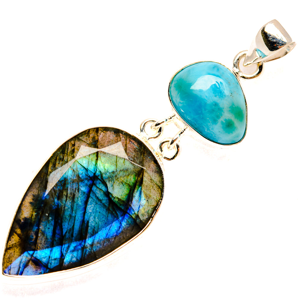 Labradorite Pendants handcrafted by Anasilvercos - PD26957 - Photo 2