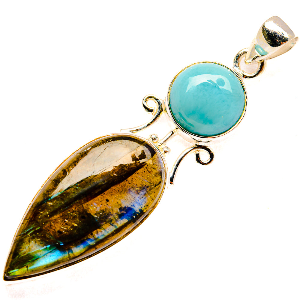 Labradorite Pendants handcrafted by Anasilvercos - PD26958 - Photo 2
