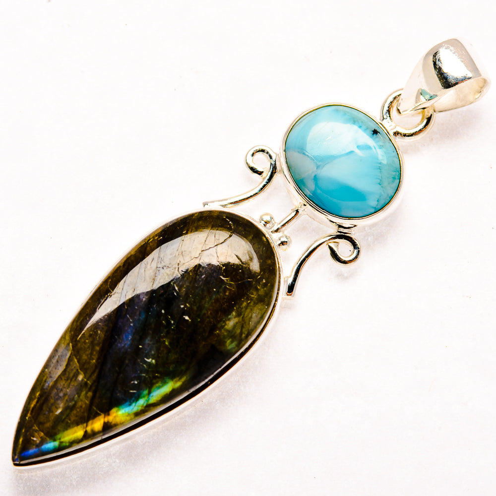 Labradorite Pendants handcrafted by Anasilvercos - PD26959 - Photo 2