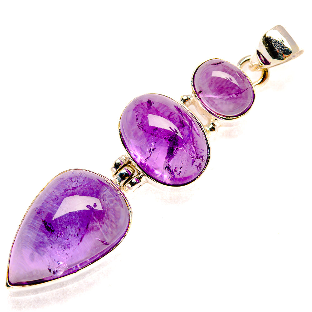 Amethyst Pendants handcrafted by Anasilvercos - PD26964 - Photo 2