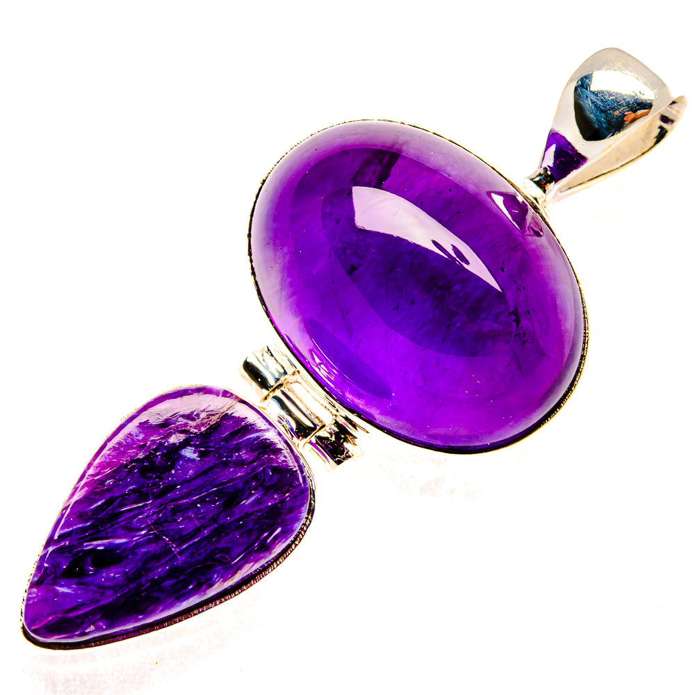 Amethyst Pendants handcrafted by Anasilvercos - PD26966 - Photo 2
