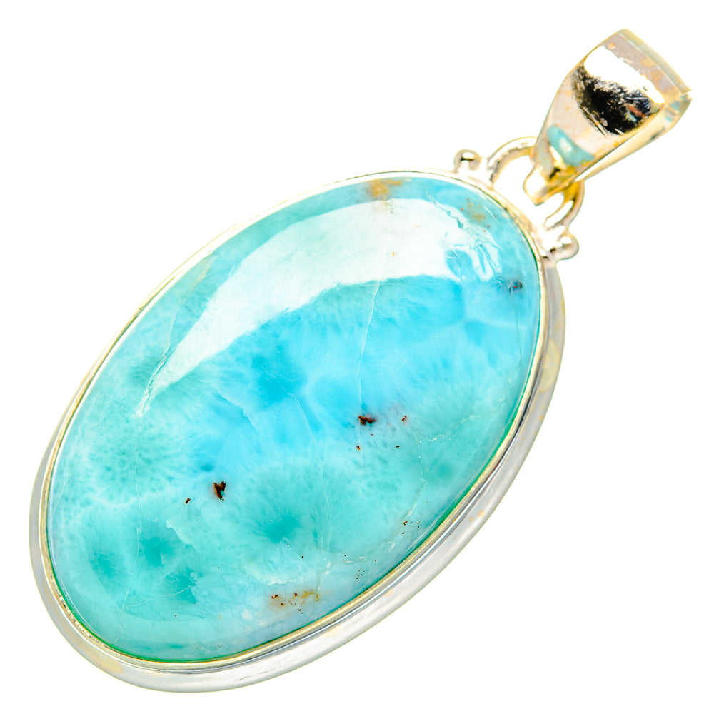 Larimar Pendants handcrafted by Anasilvercos - PD26978 - Photo 2