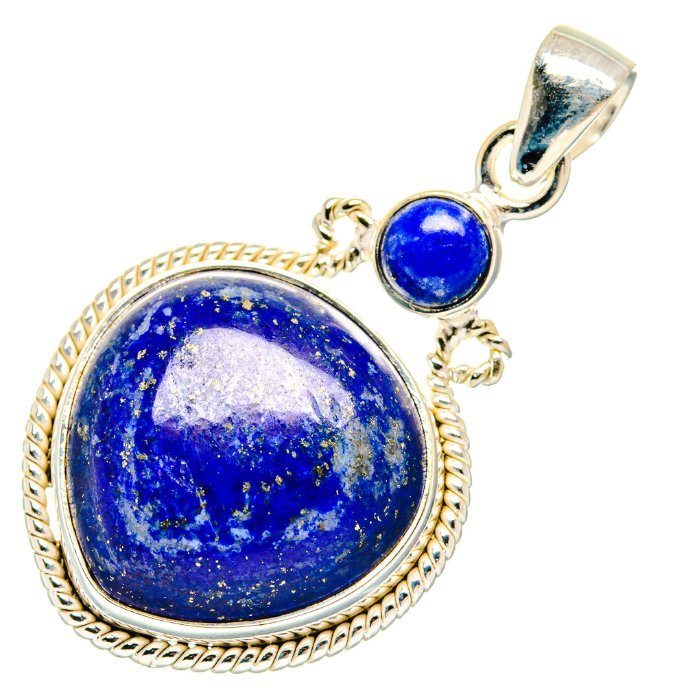Lapis Lazuli Pendants handcrafted by Anasilvercos - PD26985 - Photo 2