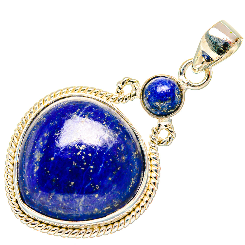 Lapis Lazuli Pendants handcrafted by Anasilvercos - PD26990 - Photo 2