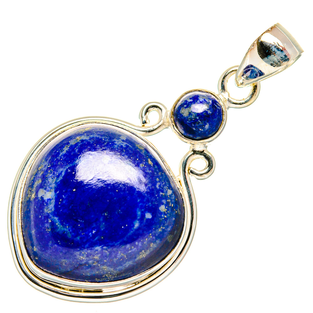 Lapis Lazuli Pendants handcrafted by Anasilvercos - PD26991 - Photo 2