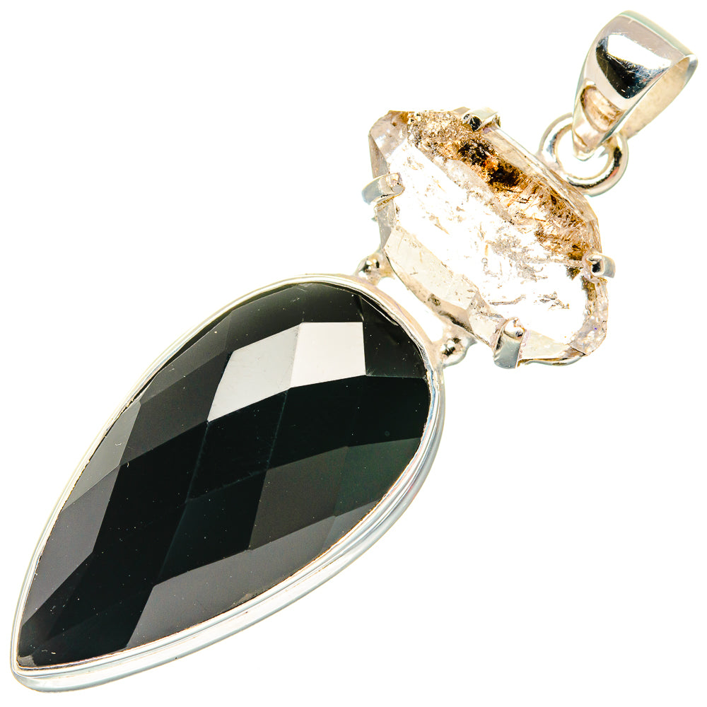 Black Onyx Pendants handcrafted by Anasilvercos - PD27001 - Photo 2