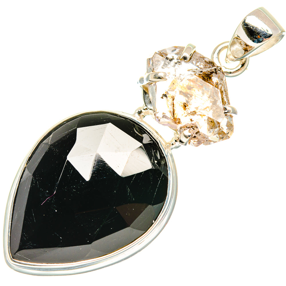 Black Onyx Pendants handcrafted by Anasilvercos - PD27002 - Photo 2
