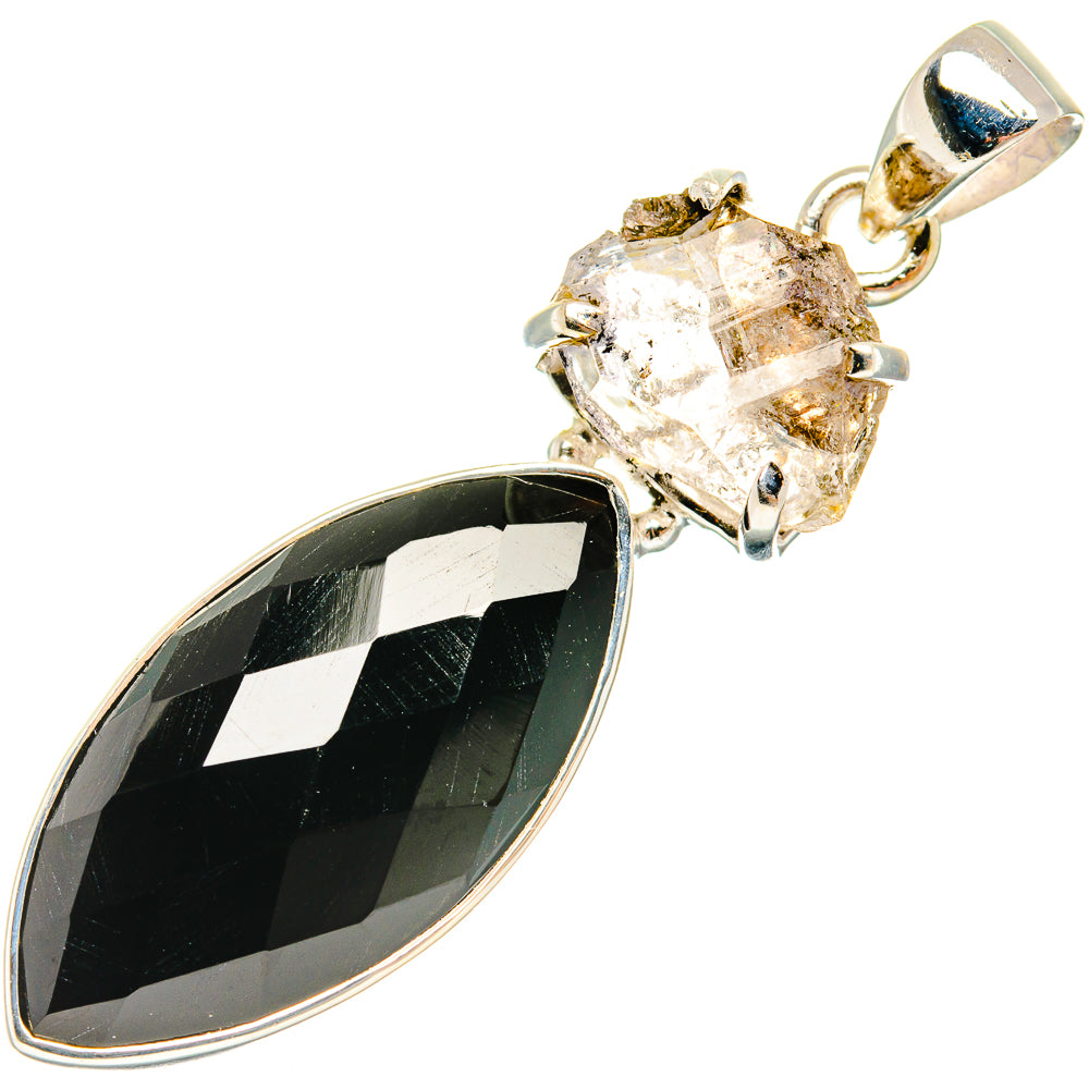 Black Onyx Pendants handcrafted by Anasilvercos - PD27003 - Photo 2