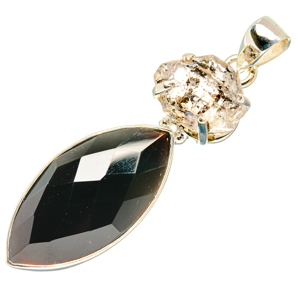 Black Onyx Pendants handcrafted by Anasilvercos - PD27004 - Photo 2