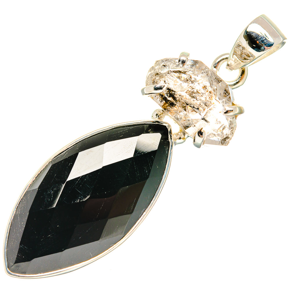 Black Onyx Pendants handcrafted by Anasilvercos - PD27005 - Photo 2