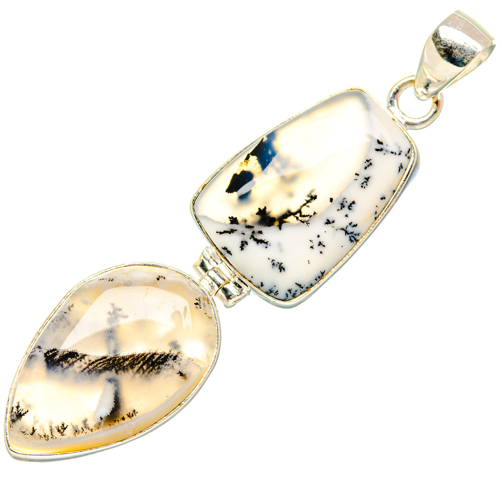 Dendritic Opal Pendants handcrafted by Anasilvercos - PD27016 - Photo 2