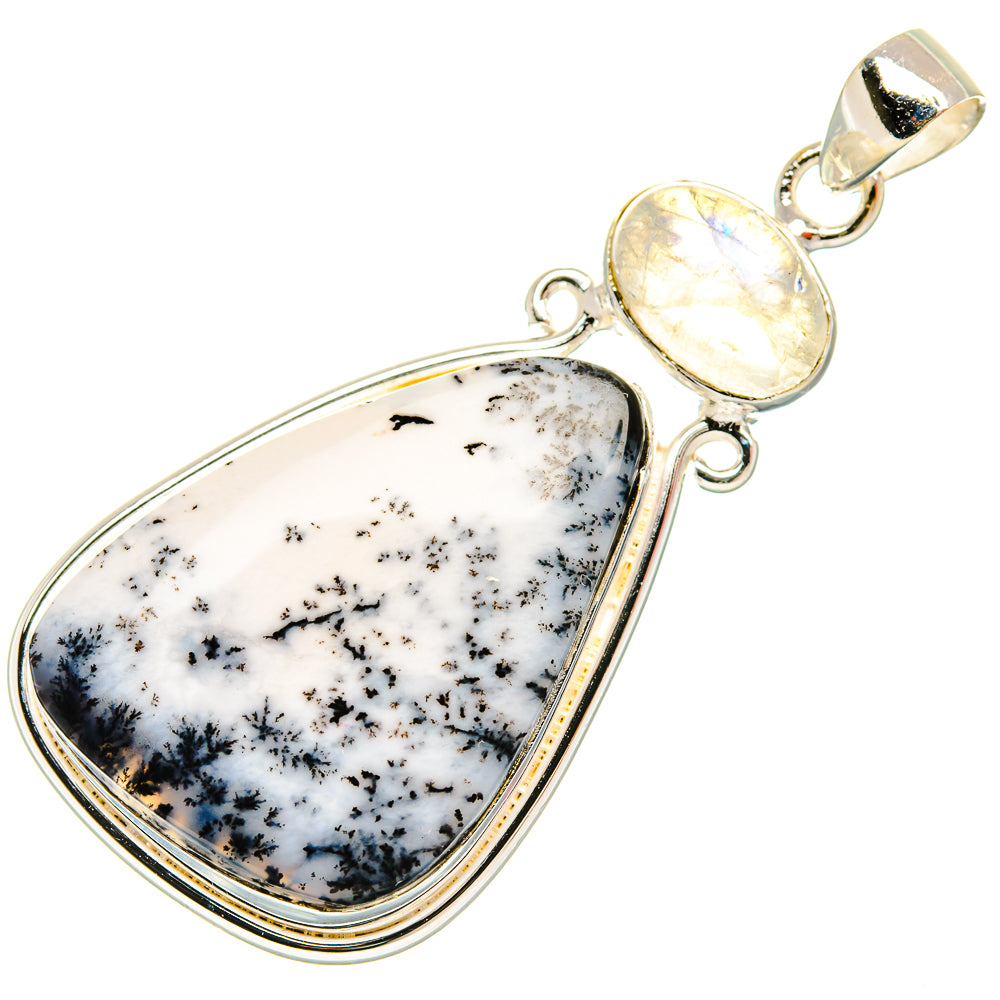 Dendritic Opal Pendants handcrafted by Anasilvercos - PD27019 - Photo 2