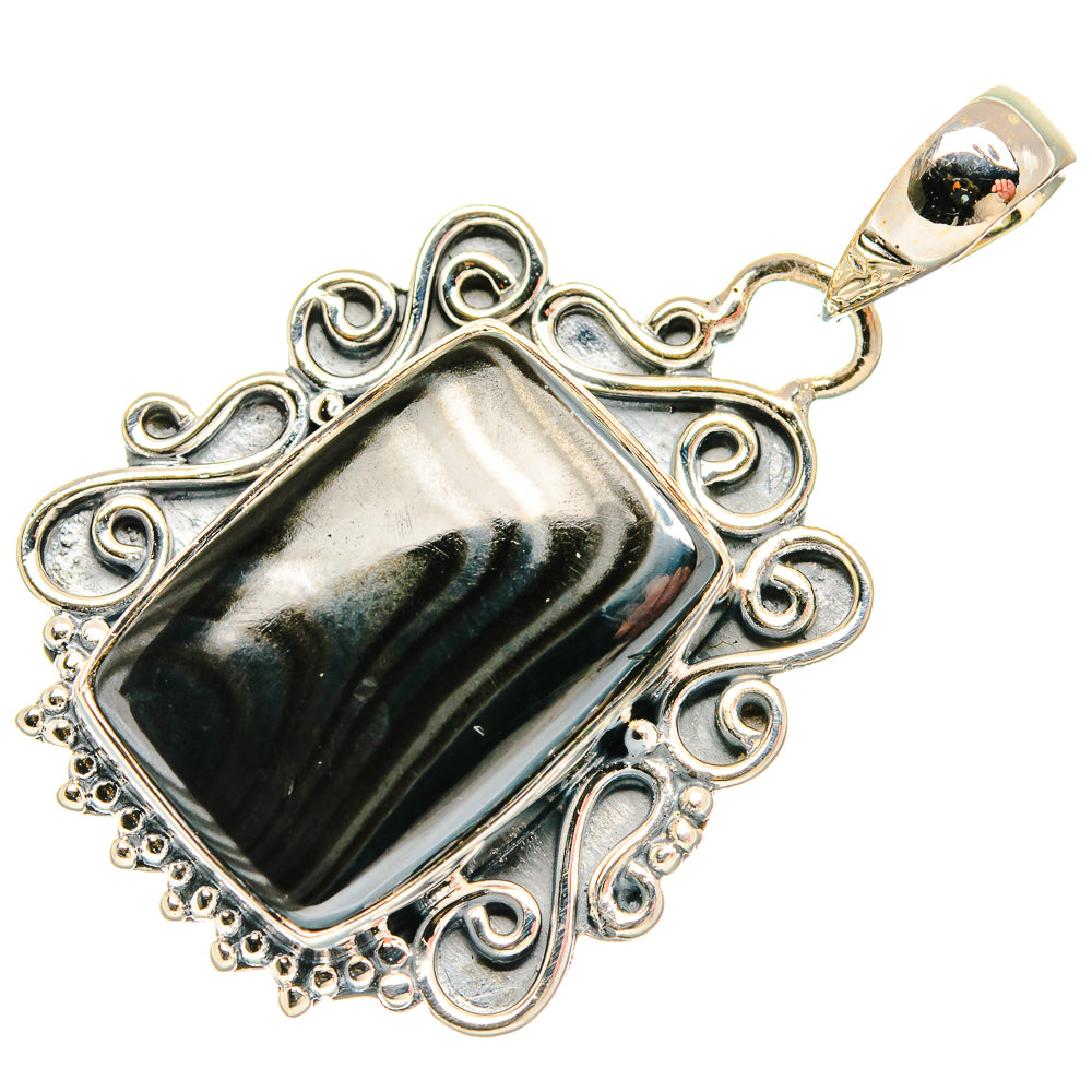 Psilomelane Pendants handcrafted by Anasilvercos - PD27034 - Photo 2