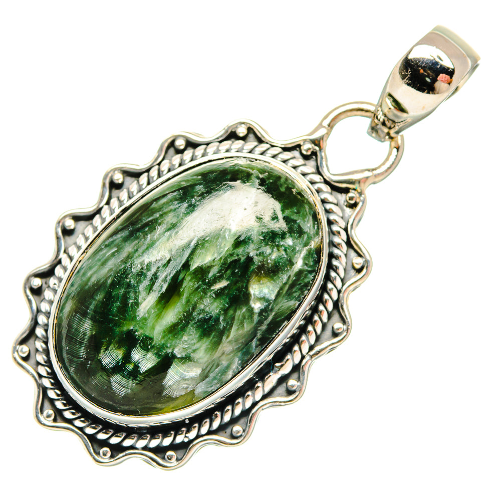 Seraphinite Pendants handcrafted by Anasilvercos - PD27036 - Photo 2