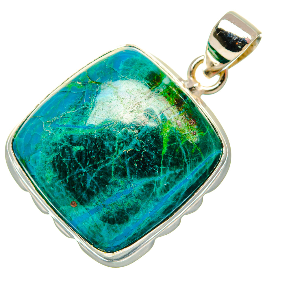Chrysocolla Pendants handcrafted by Anasilvercos - PD27054 - Photo 2