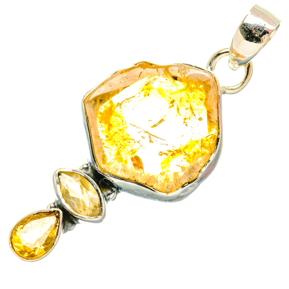 Citrine Pendants handcrafted by Anasilvercos - PD27062 - Photo 2