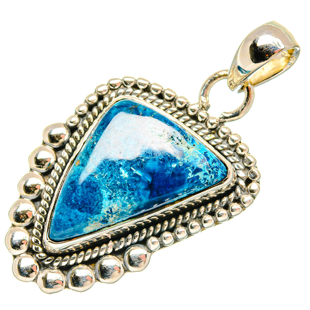 Chrysocolla Pendants handcrafted by Anasilvercos - PD27073 - Photo 2