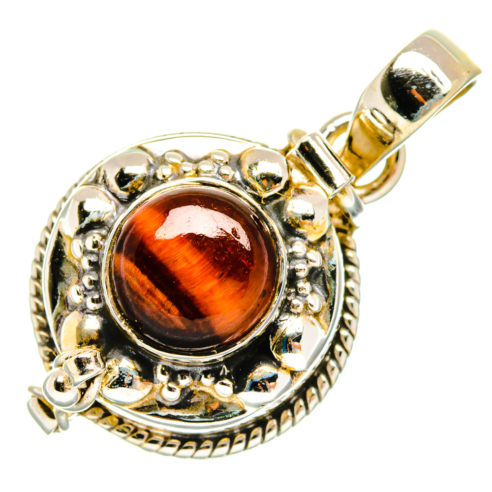 Red Tiger Eye Pendants handcrafted by Anasilvercos - PD27080 - Photo 2