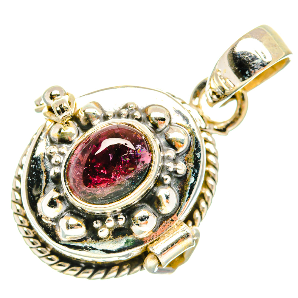 Pink Tourmaline Pendants handcrafted by Anasilvercos - PD27085 - Photo 2