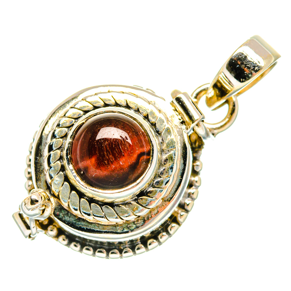 Red Tiger Eye Pendants handcrafted by Anasilvercos - PD27087 - Photo 2