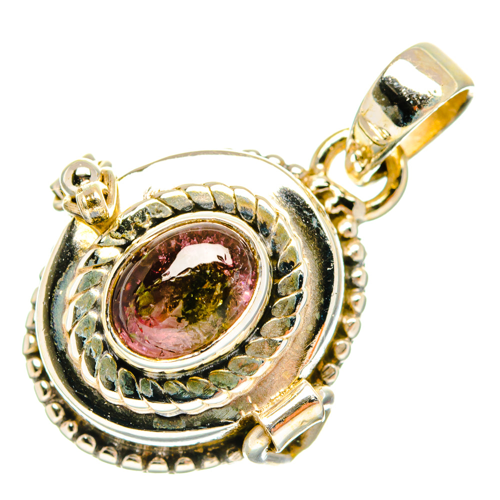 Pink Tourmaline Pendants handcrafted by Anasilvercos - PD27102 - Photo 2