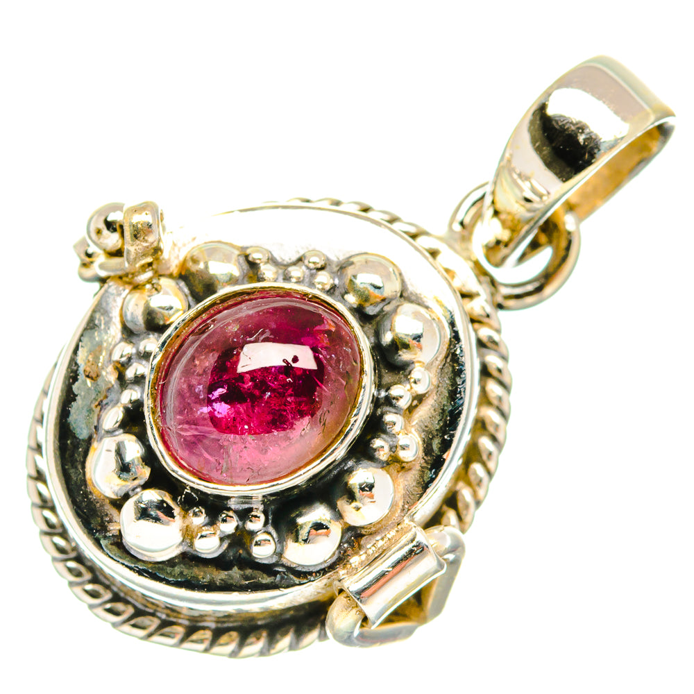 Pink Tourmaline Pendants handcrafted by Anasilvercos - PD27107 - Photo 2