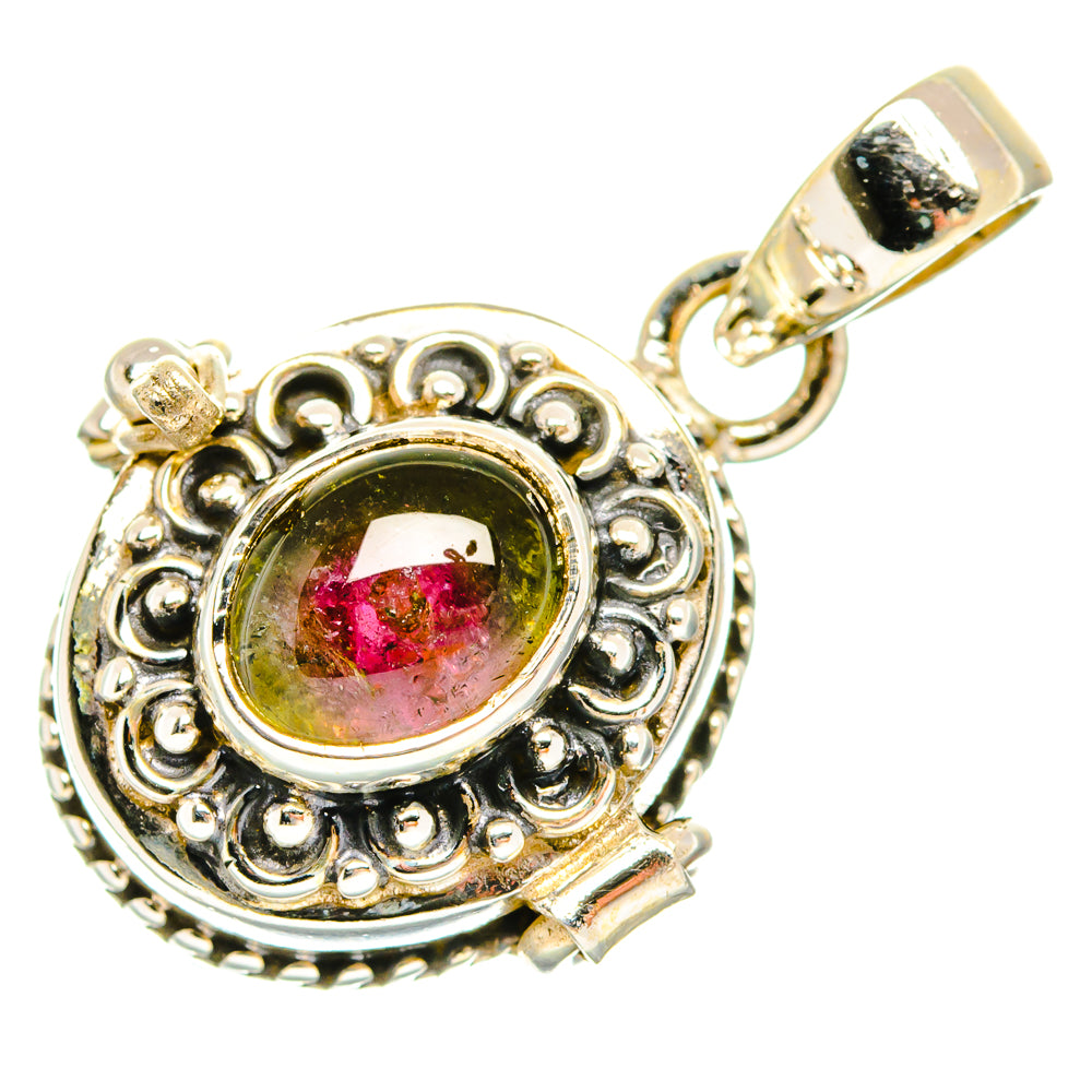 Watermelon Tourmaline Pendants handcrafted by Anasilvercos - PD27112 - Photo 2