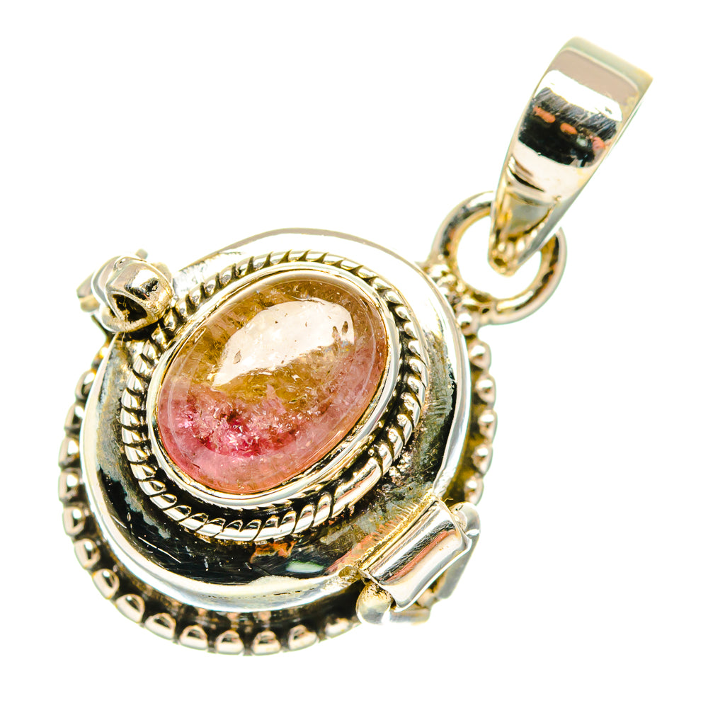 Pink Tourmaline Pendants handcrafted by Anasilvercos - PD27117 - Photo 2