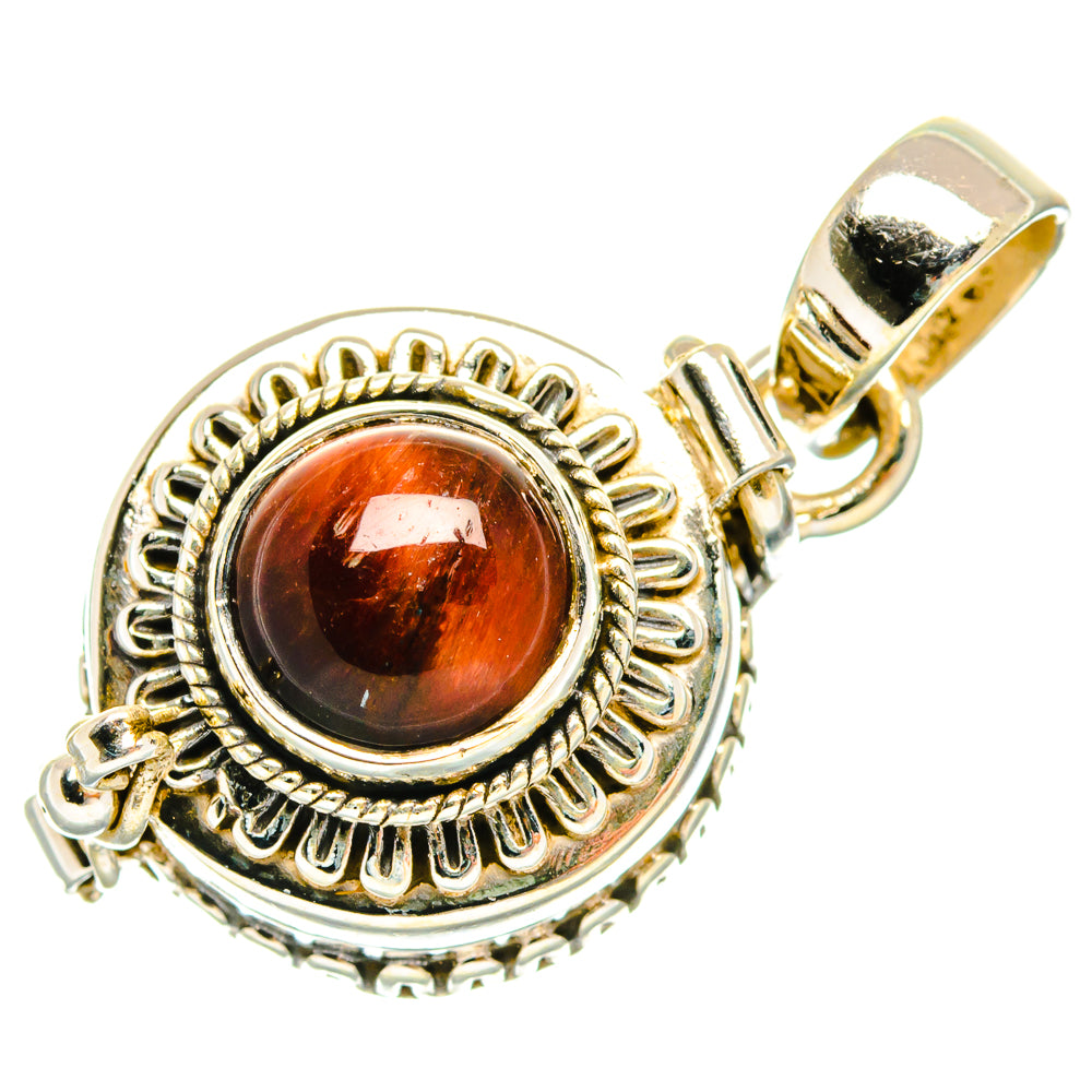 Red Tiger Eye Pendants handcrafted by Anasilvercos - PD27118 - Photo 2