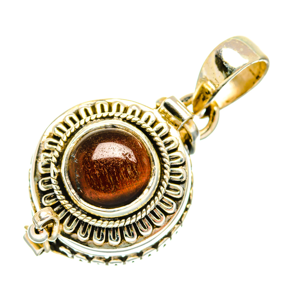 Red Tiger Eye Pendants handcrafted by Anasilvercos - PD27123 - Photo 2