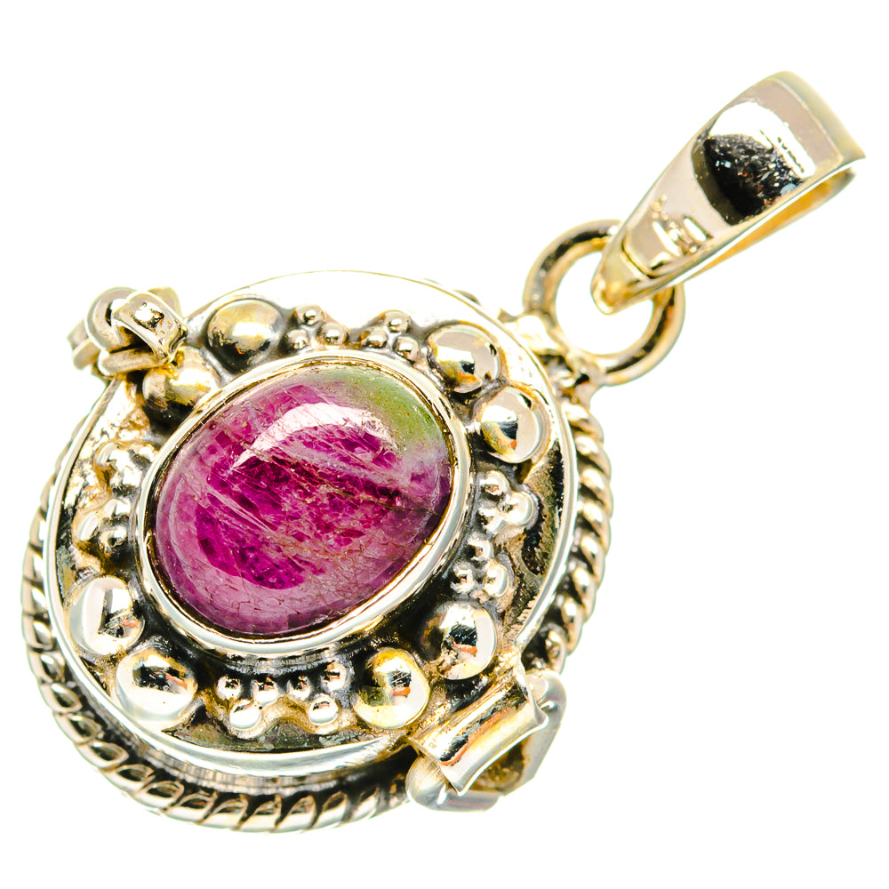 Ruby Zoisite Pendants handcrafted by Anasilvercos - PD27127 - Photo 2