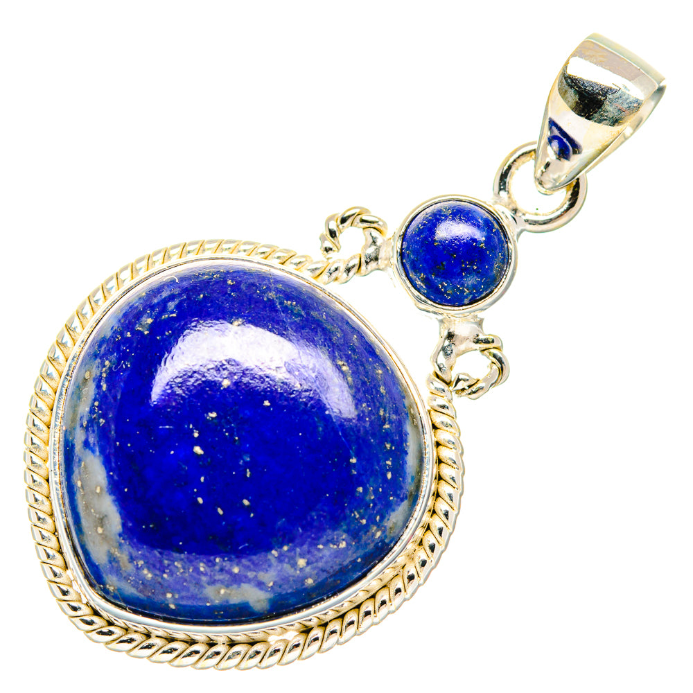Lapis Lazuli Pendants handcrafted by Anasilvercos - PD27142 - Photo 2