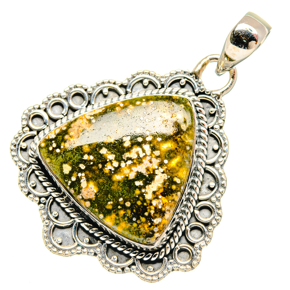 Ocean Jasper Pendants handcrafted by Anasilvercos - PD27147 - Photo 2