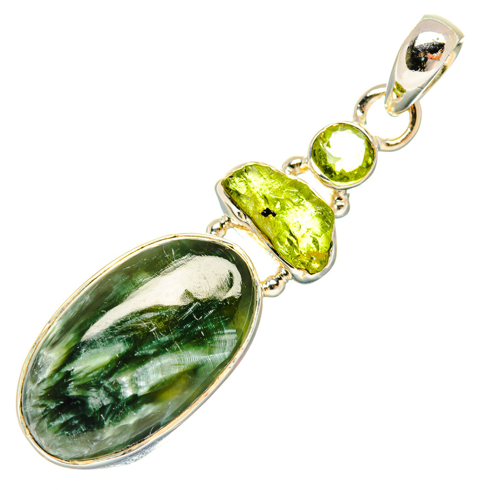 Seraphinite Pendants handcrafted by Anasilvercos - PD27150 - Photo 2