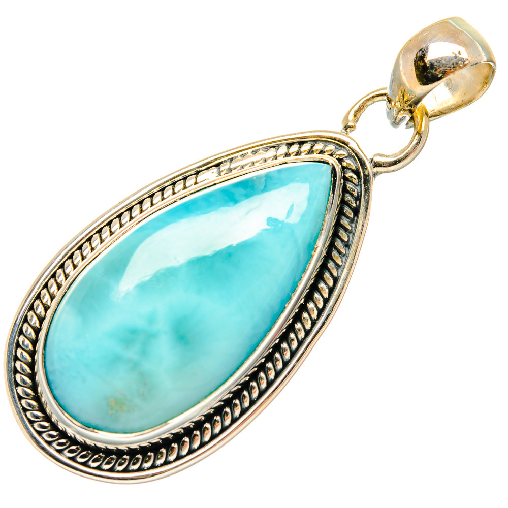 Larimar Pendants handcrafted by Anasilvercos - PD27173 - Photo 2