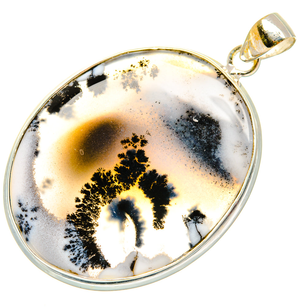Dendritic Opal Pendants handcrafted by Anasilvercos - PD27217 - Photo 2