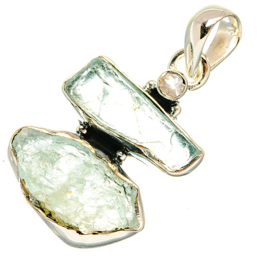 Aquamarine Pendants handcrafted by Anasilvercos - PD27218 - Photo 2