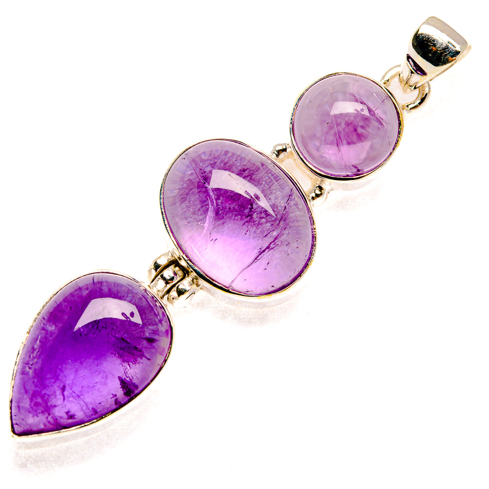 Amethyst Pendants handcrafted by Anasilvercos - PD27223 - Photo 2