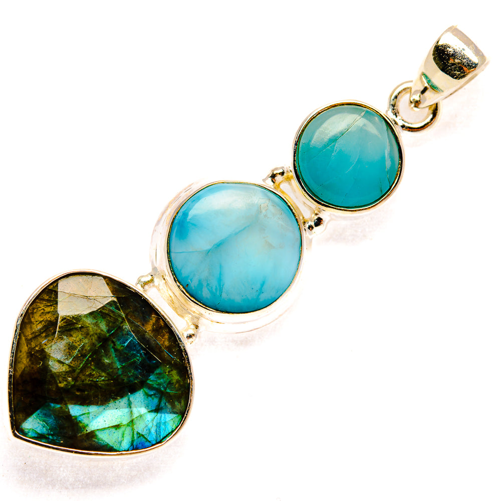 Labradorite Pendants handcrafted by Anasilvercos - PD27228 - Photo 2