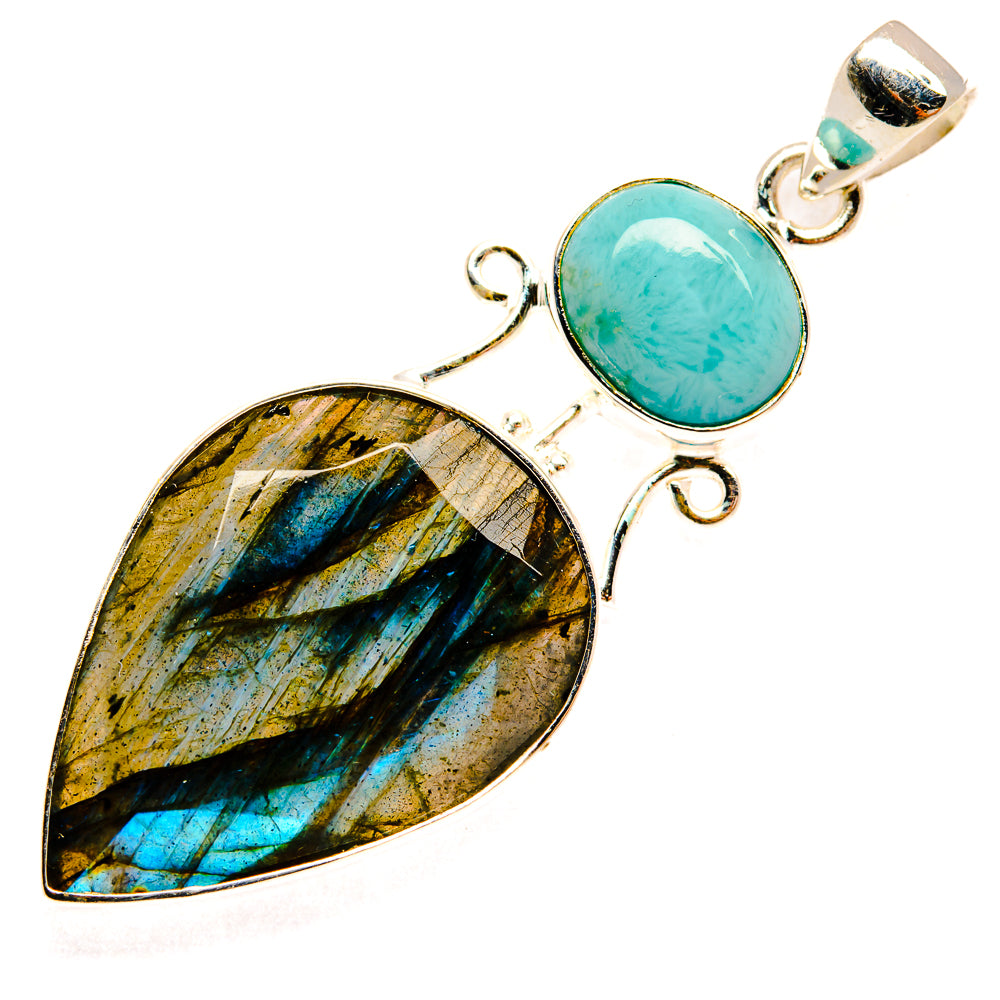 Labradorite Pendants handcrafted by Anasilvercos - PD27229 - Photo 2