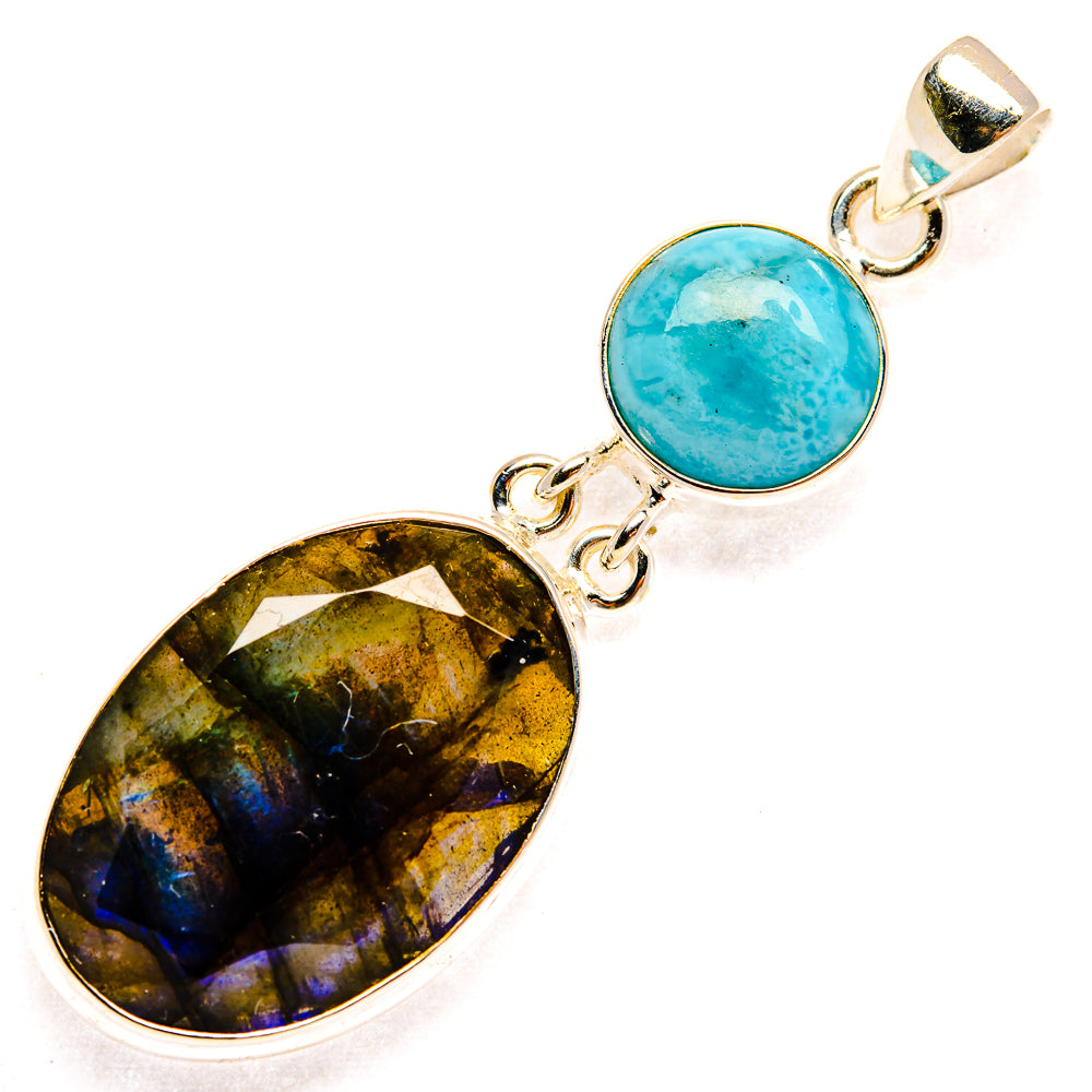 Labradorite Pendants handcrafted by Anasilvercos - PD27234 - Photo 2