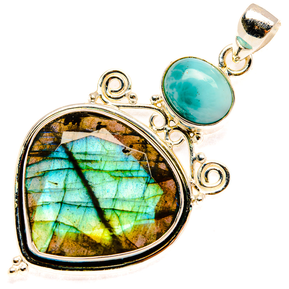 Labradorite Pendants handcrafted by Anasilvercos - PD27236 - Photo 2