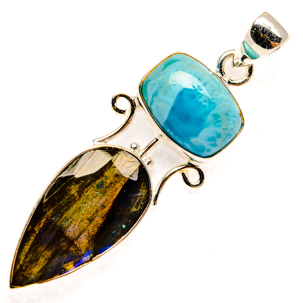 Labradorite Pendants handcrafted by Anasilvercos - PD27239 - Photo 2