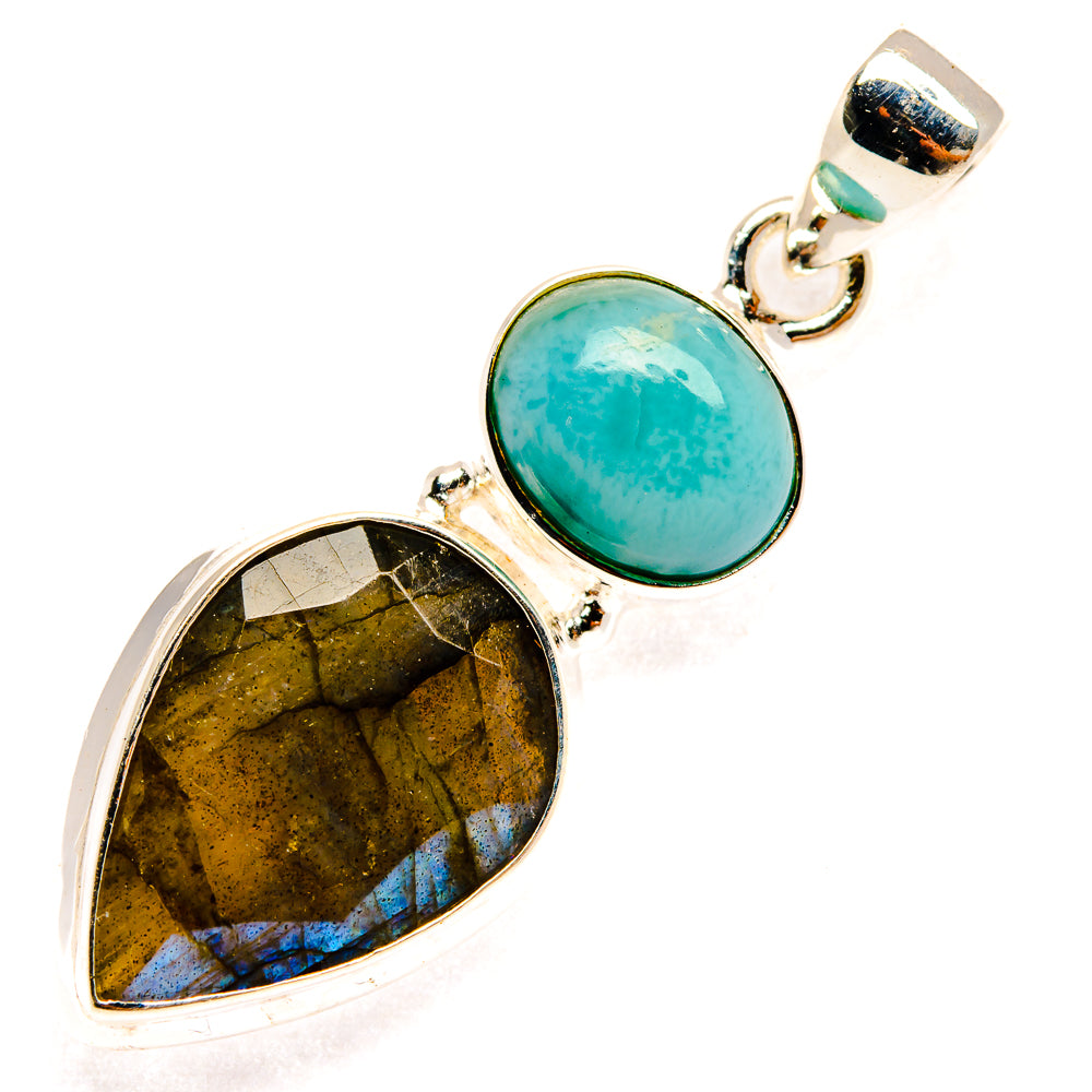 Labradorite Pendants handcrafted by Anasilvercos - PD27240 - Photo 2