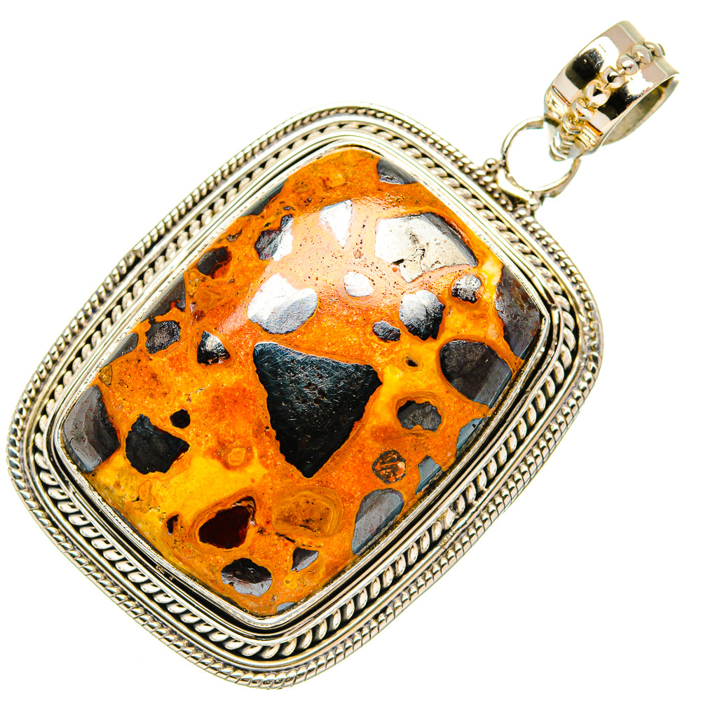 Bauxite Pendants handcrafted by Anasilvercos - PD27259 - Photo 2