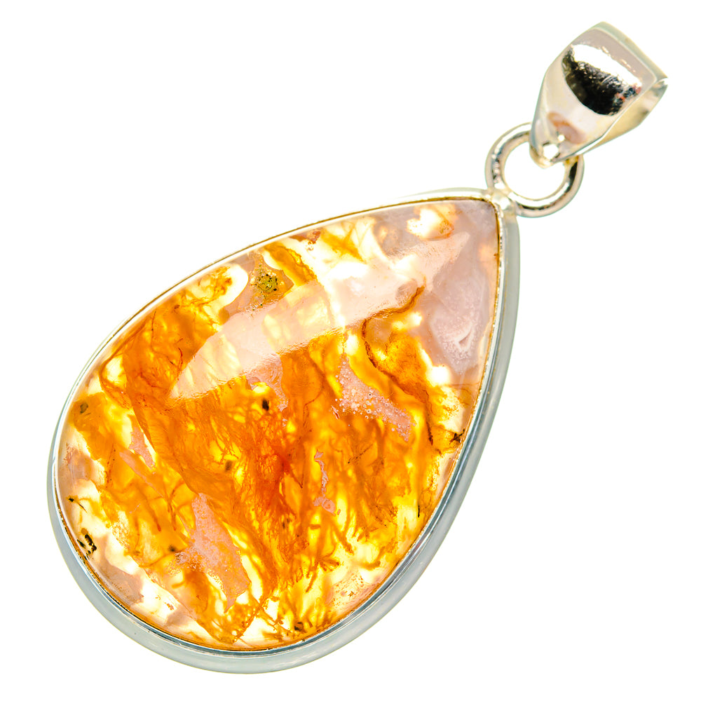 Plume Agate Pendants handcrafted by Anasilvercos - PD27263 - Photo 2