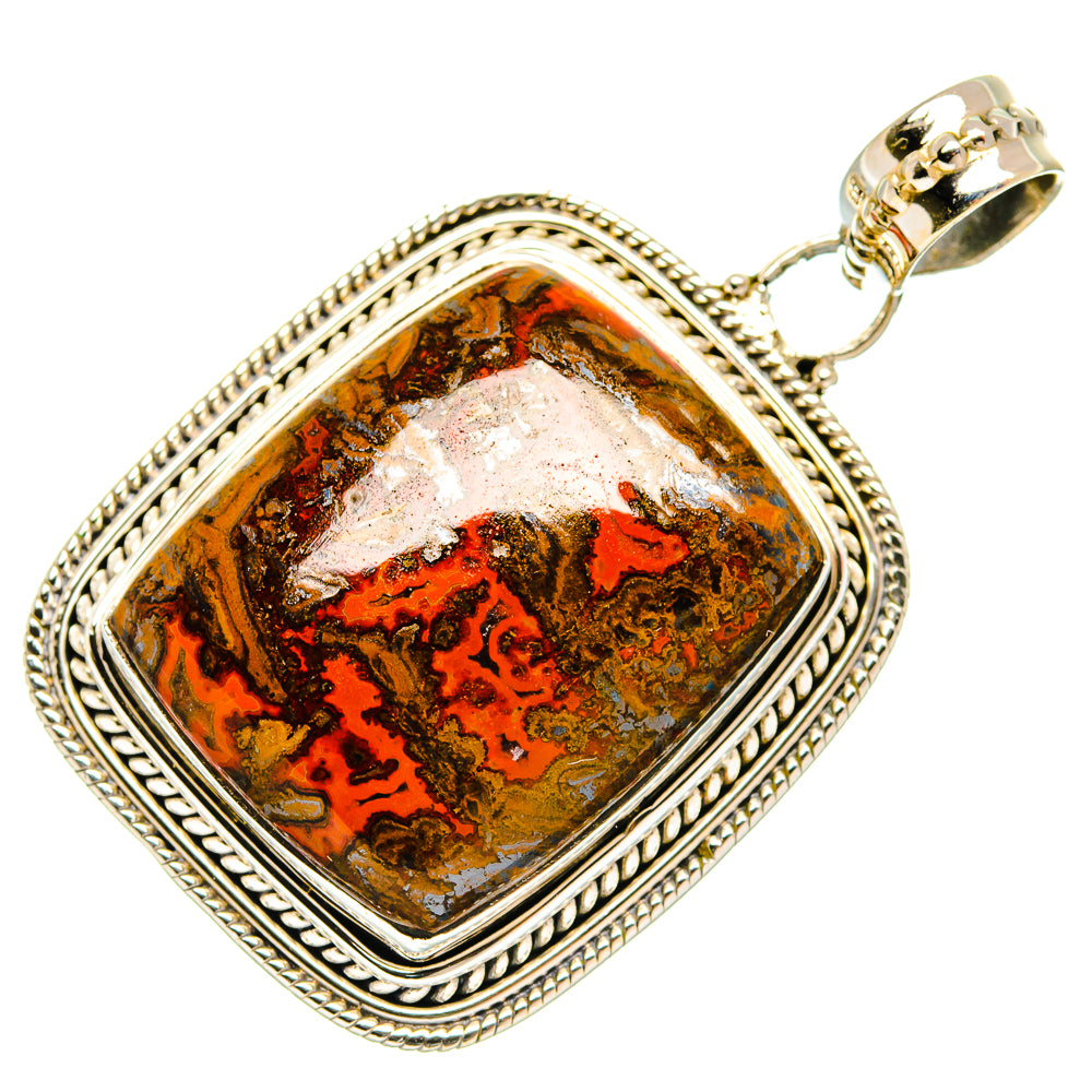 Moroccan Agate Pendants handcrafted by Anasilvercos - PD27265 - Photo 2
