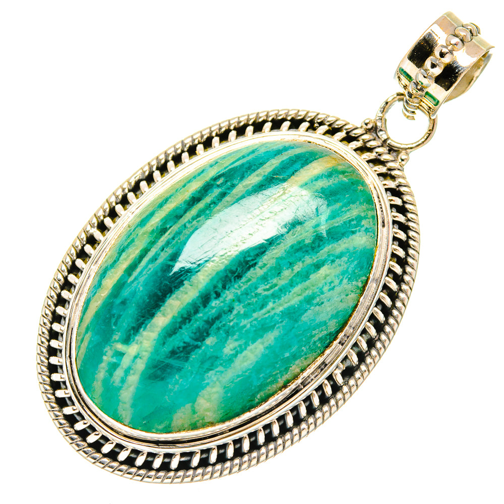 Amazonite Pendants handcrafted by Anasilvercos - PD27270 - Photo 2