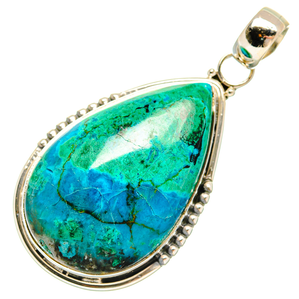 Chrysocolla Pendants handcrafted by Anasilvercos - PD27272 - Photo 2