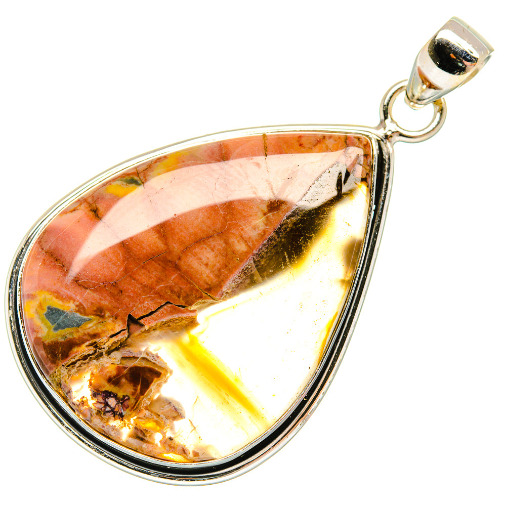 Butterfly Jasper Pendants handcrafted by Anasilvercos - PD27285 - Photo 2